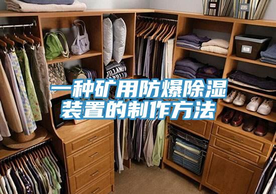 一种矿用防爆除湿装置的制作方法