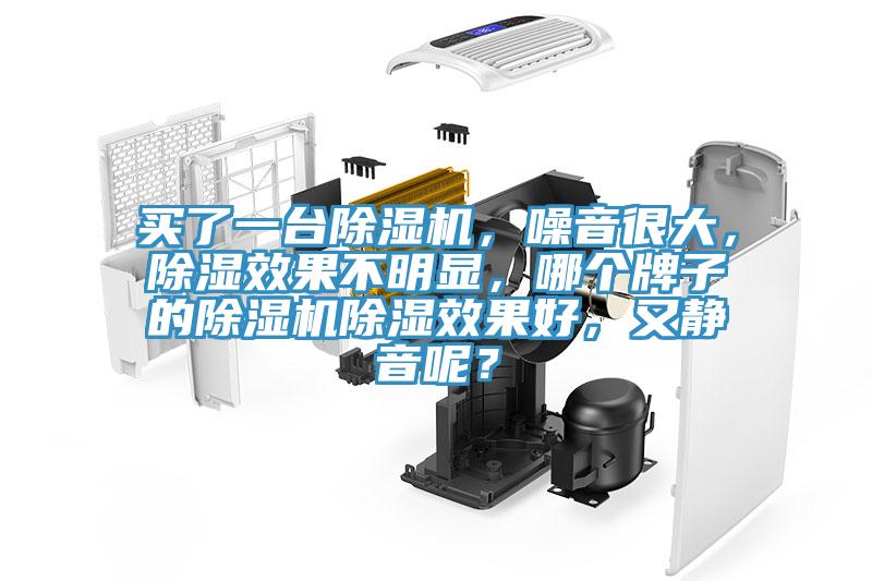 买了一台除湿机，噪音很大，除湿效果不明显，哪个牌子的除湿机除湿效果好，又静音呢？