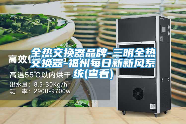 全热交换器品牌-三明全热交换器-福州每日新新风系统(查看)