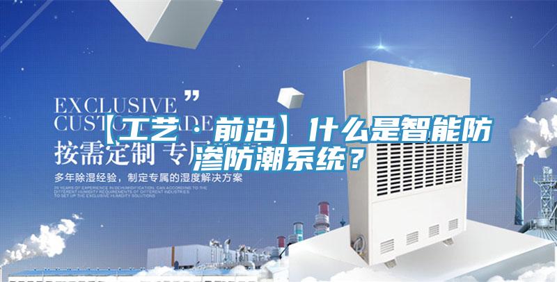 【工艺·前沿】什么是智能防渗防潮系统？