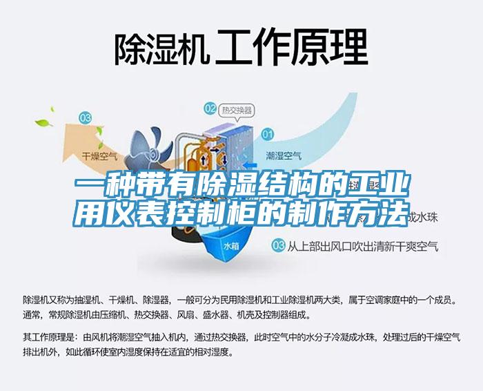 一种带有除湿结构的工业用仪表控制柜的制作方法