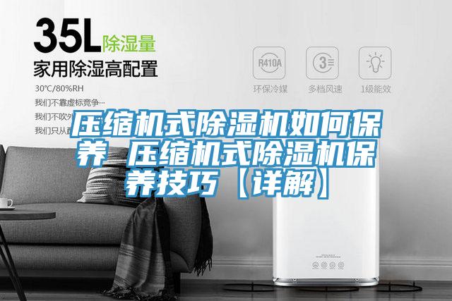 压缩机式除湿机如何保养 压缩机式除湿机保养技巧【详解】