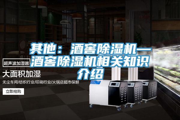 其他：酒窖除湿机—酒窖除湿机相关知识介绍