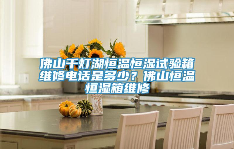 佛山千灯湖恒温恒湿试验箱维修电话是多少？佛山恒温恒湿箱维修