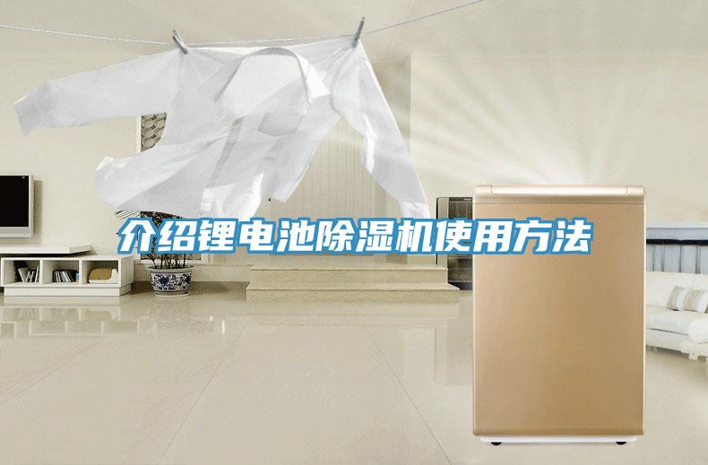 介绍锂电池除湿机使用方法