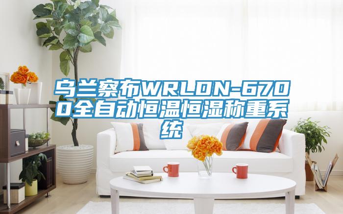 乌兰察布WRLDN-6700全自动恒温恒湿称重系统