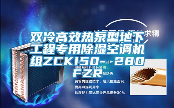 双冷高效热泵型地下工程专用除湿空调机组ZCKI50- 280FZR