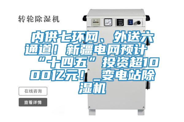 内供七环网、外送六通道！新疆电网预计“十四五”投资超1000亿元！_变电站除湿机
