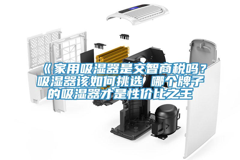 《家用吸湿器是交智商税吗？吸湿器该如何挑选 哪个牌子的吸湿器才是性价比之王