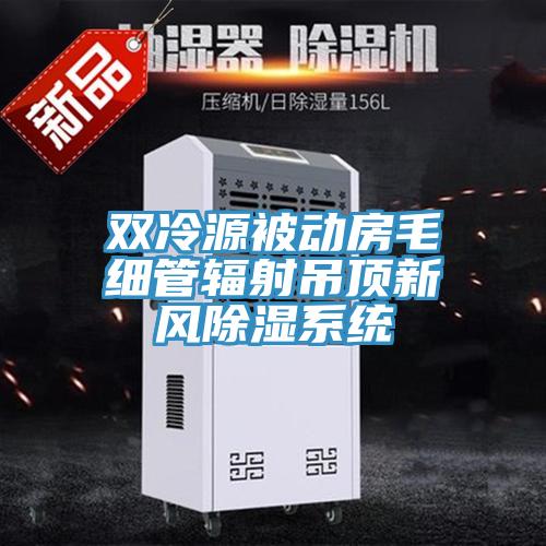 双冷源被动房毛细管辐射吊顶新风除湿系统