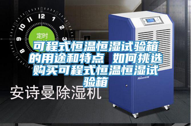 可程式恒温恒湿试验箱的用途和特点 如何挑选购买可程式恒温恒湿试验箱