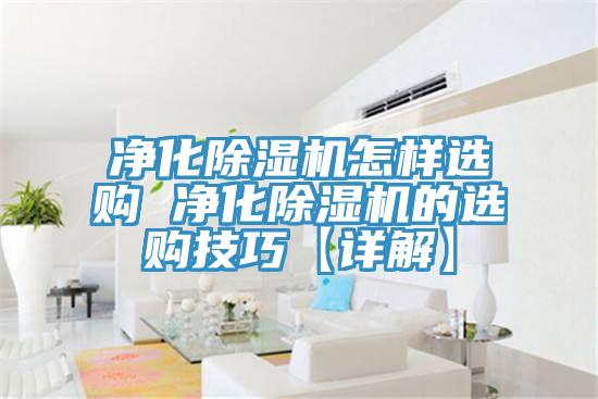 净化除湿机怎样选购 净化除湿机的选购技巧【详解】