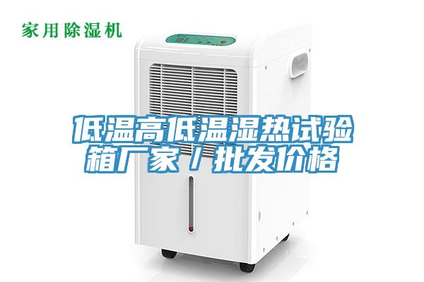 低温高低温湿热试验箱厂家/批发价格