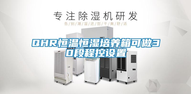 QHR恒温恒湿培养箱可做30段程控设置
