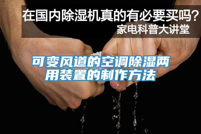 可变风道的空调除湿两用装置的制作方法