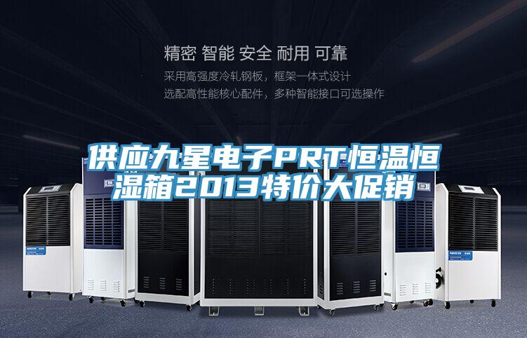 供应九星电子PRT恒温恒湿箱2013特价大促销