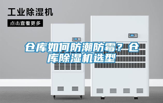 仓库如何防潮防霉?仓库除湿机选型
