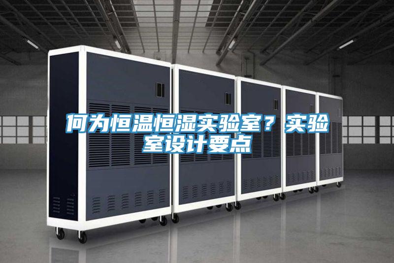 何为恒温恒湿实验室？实验室设计要点