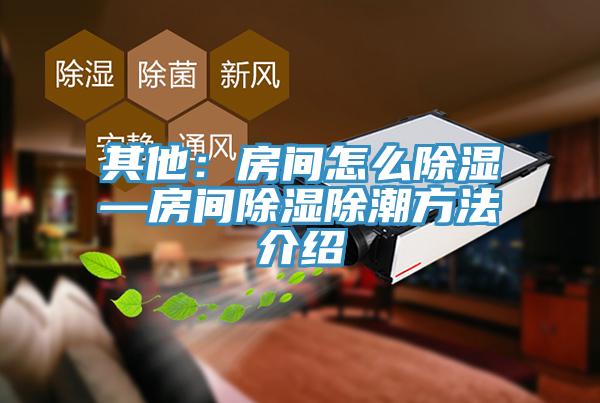 其他：房间怎么除湿—房间除湿除潮方法介绍