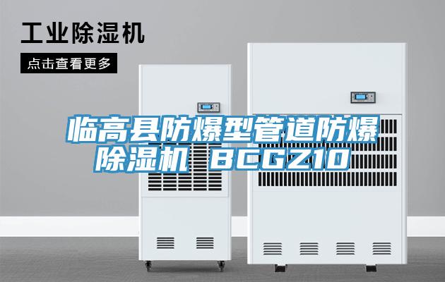 临高县防爆型管道防爆除湿机 BCGZ10