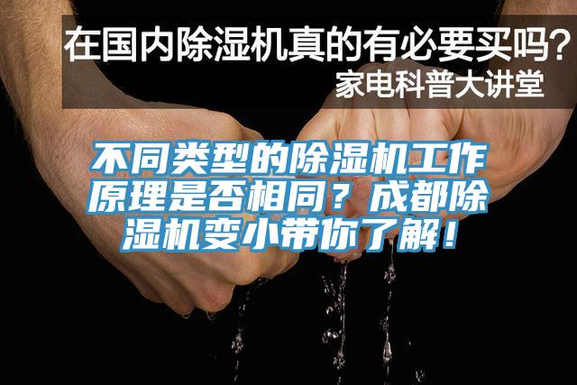 不同类型的除湿机工作原理是否相同？成都除湿机变小带你了解！