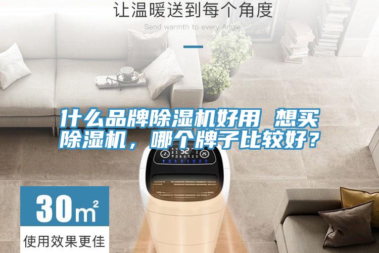 什么品牌除湿机好用 想买除湿机，哪个牌子比较好？