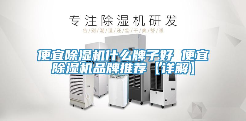 便宜除湿机什么牌子好 便宜除湿机品牌推荐【详解】