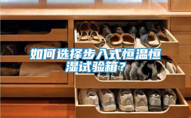 如何选择步入式恒温恒湿试验箱？