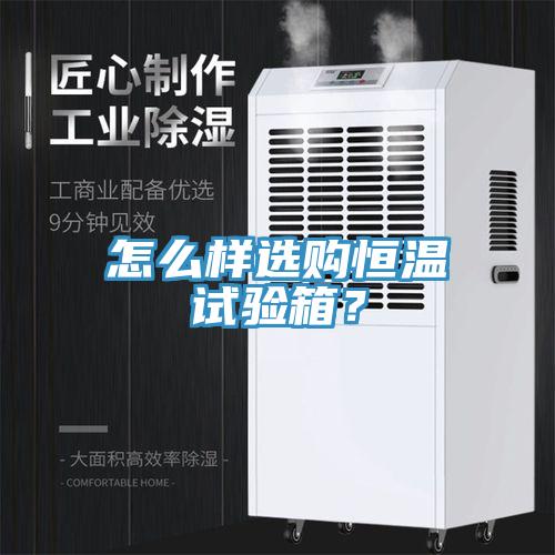 怎么样选购恒温试验箱？