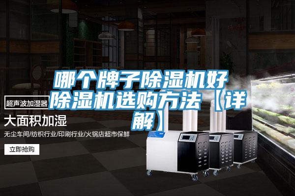 哪个牌子除湿机好 除湿机选购方法【详解】