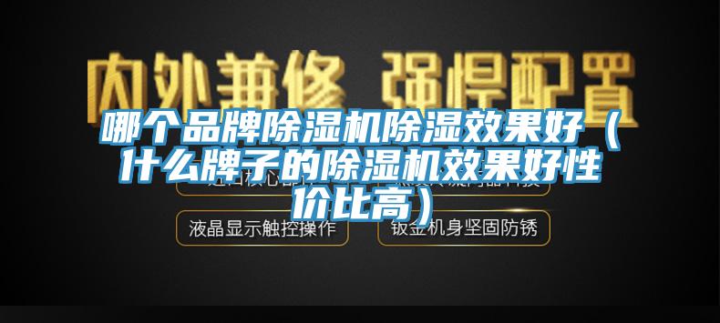 哪个品牌除湿机除湿效果好（什么牌子的除湿机效果好性价比高）