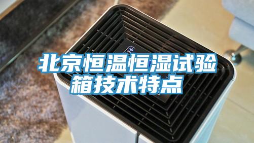 北京恒温恒湿试验箱技术特点