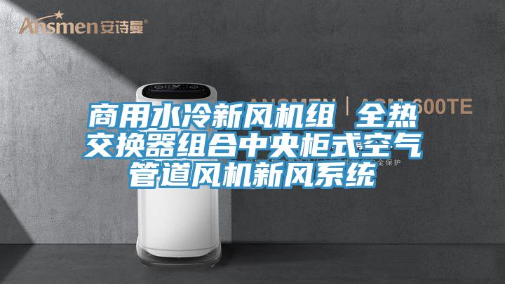 商用水冷新风机组 全热交换器组合中央柜式空气管道风机新风系统
