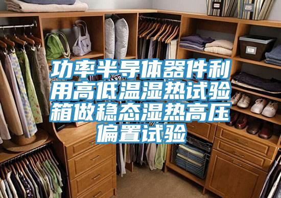 功率半导体器件利用高低温湿热试验箱做稳态湿热高压偏置试验