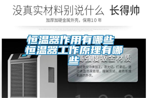 恒温器作用有哪些 恒温器工作原理有哪些