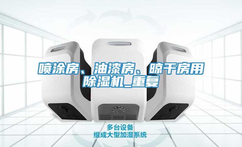 喷涂房、油漆房、晾干房用除湿机_重复