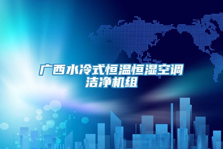 广西水冷式恒温恒湿空调洁净机组