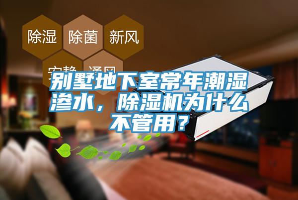 别墅地下室常年潮湿渗水，除湿机为什么不管用？