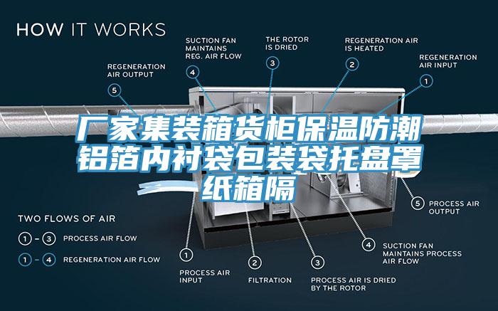 厂家集装箱货柜保温防潮铝箔内衬袋包装袋托盘罩纸箱隔