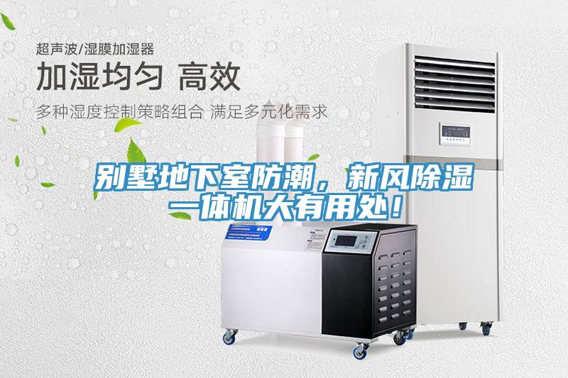 别墅地下室防潮，新风除湿一体机大有用处！