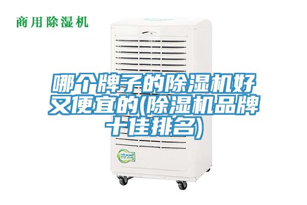哪个牌子的除湿机好又便宜的(除湿机品牌十佳排名)