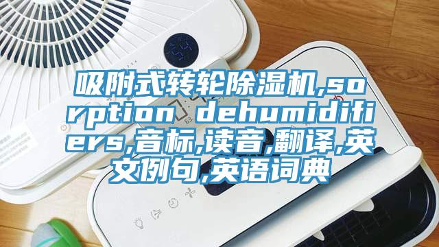 吸附式转轮除湿机,sorption dehumidifiers,音标,读音,翻译,英文例句,英语词典