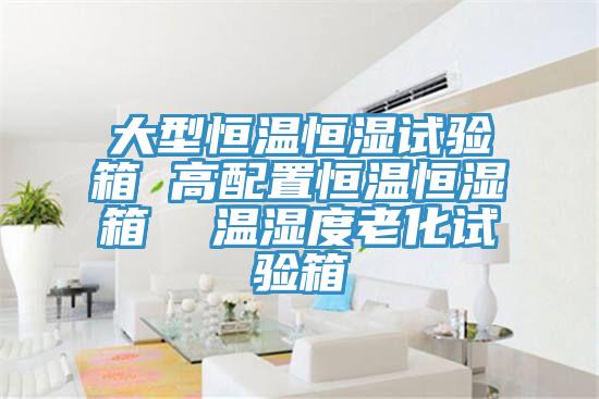 大型恒温恒湿试验箱 高配置恒温恒湿箱  温湿度老化试验箱