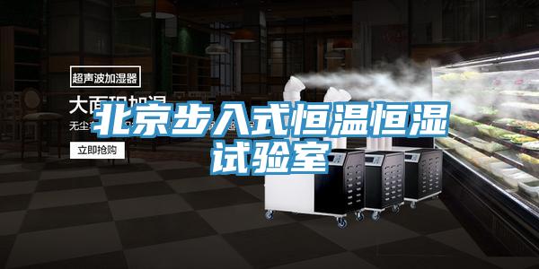 北京步入式恒温恒湿试验室