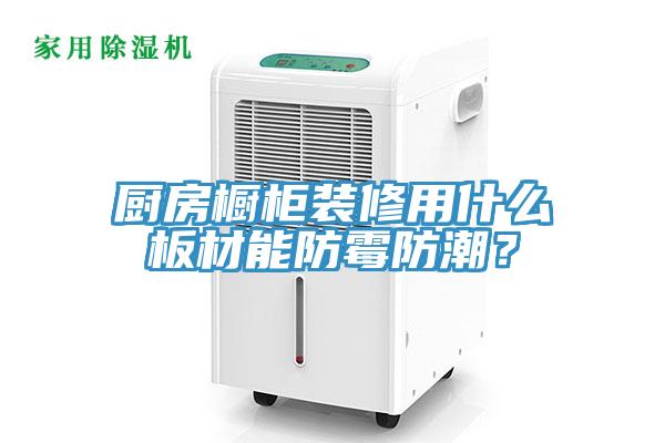 厨房橱柜装修用什么板材能防霉防潮？