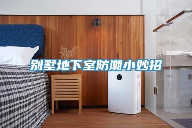 别墅地下室防潮小妙招