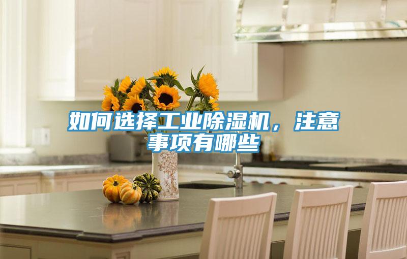 如何选择工业除湿机，注意事项有哪些