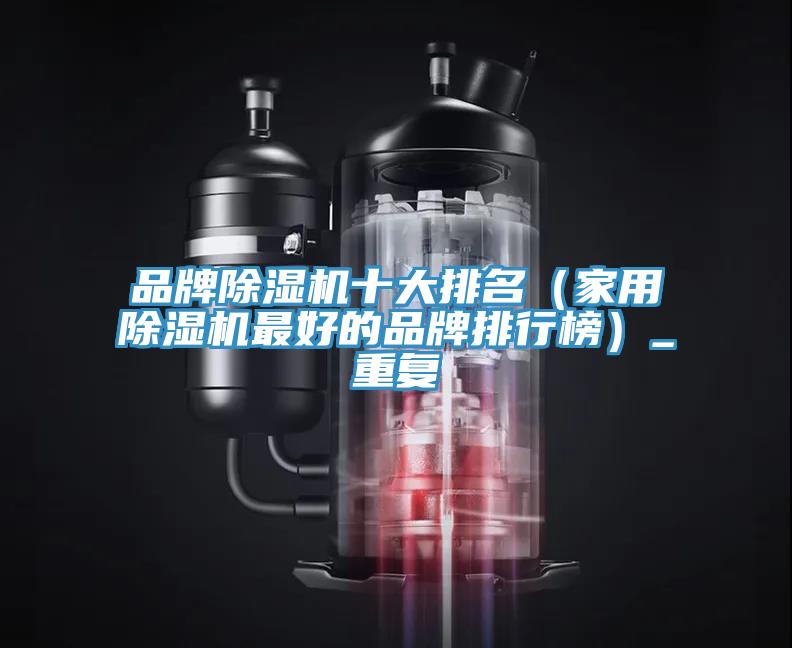 品牌除湿机十大排名（家用除湿机最好的品牌排行榜）_重复