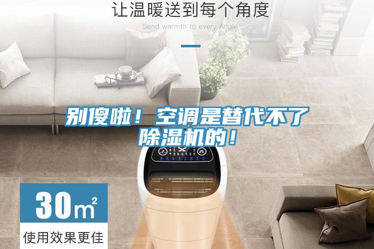 别傻啦！空调是替代不了除湿机的！