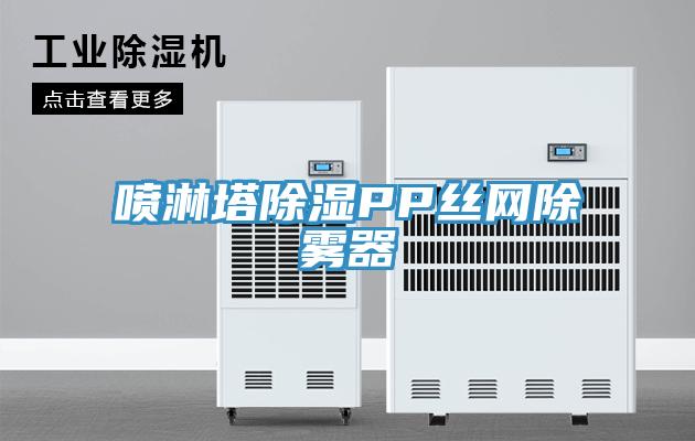 喷淋塔除湿PP丝网除雾器